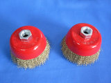 Cup Brushes with Crimped Wire (65~150mm Diameter)