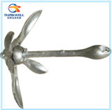 Type B Malleable Hot DIP Galvanized Folding Grapnel Anchor