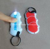 Custom PVC LED Flashlight Keychain/Keyring as Promotion Gift