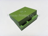 Green Color Top and Base Box Packaging for Cosmetic Set