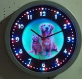 LED Back Lighting Clock/LED Neon Clock/ Promotion Clock