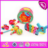 2014 Colorful Wooden Music Toy for Kids, Educational Wooden Music Toy for Children, Cartoon Wooden Music Toy for Baby W07A073