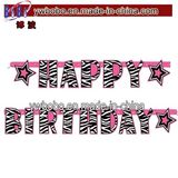 Ink Zebra Party Paper Birthday Lantern Garland Decoration (B2007)