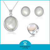 Free Sample Shell Silver Jewellery Set for Promotion (J-0127)