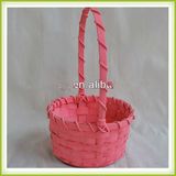 Bamboo Easter Basket with Handle