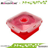 Eco-Friendly Siliocne Foldable Microwave Food Container (FD002)