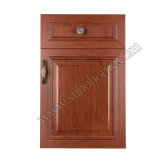 MDF Door Green Environmental PVC Door for Kitchen or Office Zz65A (Cherry wood)