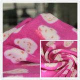 FDY 150d/96f 100%Polyester Fleece Printed Polar Fleece, Blanket Fabric, Home Textile Fabric, Garment Fabric.