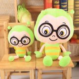 35cm Green Plush Bee Stuffed Animal Toys
