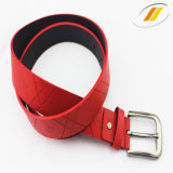 Red PU Leather Reversible Buckle Belts (HJ15103)