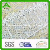 New Design Wide Glitter Effect Polyester Embroidery Lace