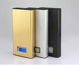 New 20000mAh LCD Power Bank with Universal Dual USB Outputs External Backup Battery Charger OEM+ 4 Connector + USB Cable