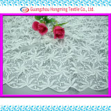 Wave Floral Water Soluble Embroidery Design for Garment
