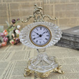 Novel Crystal Table Clock for Home or Office Decoration