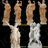 Marble Statue, Garden Marble Carving, Stone Sculpture, Garden Stone Statue