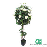 Artificial Tree with Silk Rose Flower (120-CH10604262)