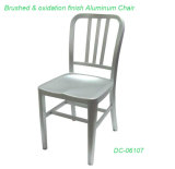 Manufacturer of Brushed & Oxidation Finish Aluminum Modern Dining Chair (DC-06107)
