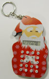 EVA Santa Claus Shape Calculator with Keychain (K-050