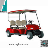 High Quality and Good Shape 4 Seat Electric Golf Car in Red Color, CE Approved
