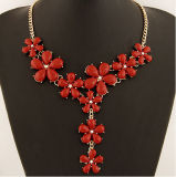 Fashion Beautiful Resin Necklace Jewelry (XL7001)