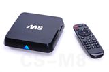 Quad Core Amlogic S802 Android 4.4 Dongle Mini PC TV Cloud Box CPU Speed 2.0GHz (M8)