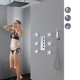 500mm LED Light Shower Kits with 4 Inches Massage Jets