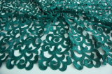 Green Guipure Lace Embroidered Chemical Lace