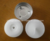 White Unscented Tealight Candle in Aluminum Holder