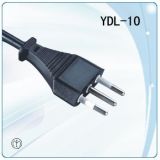 Italy Power Cord with Three Pins Plug YLD-10 (D08)