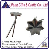 Custom Design Silver Finish Metal Flower Attachment