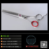 Offset Handle Japanese Steel Hair Thinning Scissors (105-28)