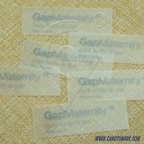 Simple Design Transparent Rubber Screen-Printing Label 222