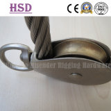 Eye Swivel Type Single Pulley, Fixed Double Pulley, Wire Rope, Rigging Hardware, Marine Hardware