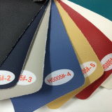 Non Woven Backing PVC Fabric Leather (HS005#)