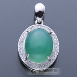 Genuine Jade Fashion 925 Sterling Silver Pendants