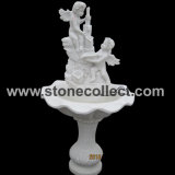 White Marble Carving Fountain (Pure White)