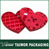 Red Heart Shape Chocolate Cardboard Packing Box