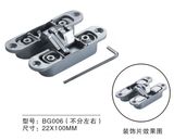 Zinc Alloy Concealed Door Hinge (BG006)