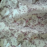 Pretty Offwhite Match with Silver Thread Lace Trim for Garments