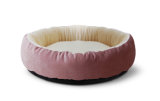 Coral Velvet Dog Sofa with Customized Size