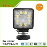 Waterproof IP68 12V 24V DC 24W LED Work Light