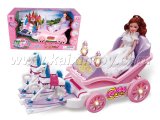 Princess Musical Carrage Carrying Doll with Light (10113829)