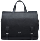 Men's Simple Classic PU Briefcase Laptop Bag (114-09101-1)
