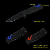 Survival Knife with Window Breaker & Belt Cutter (#3552AT)
