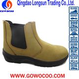 Suede Leather Rubber Soled Safety Work Footear (GWRU-JG069)