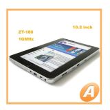 10.2 Inch Android 2.2 Tablet PC ZT-180 512MB/4GB