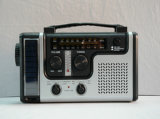 CE/RoHS/FCC Approved Camping Mobile Charge Dynamo Radio Solar