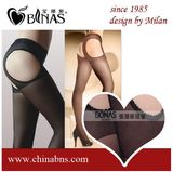 Open Crotch Jacquard Charm Strand Pantyhose/ Tights (6340)