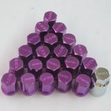 2014 Hot Purple Rays Nut Aluminum Wheel Nut M12X1.5