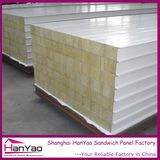 PU Rockwool Wall Sandwich Panel Steel Structure